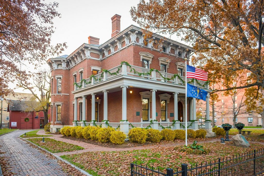 Benjamin Harrison Presidential Site is one of the most popular Indiana landmarks