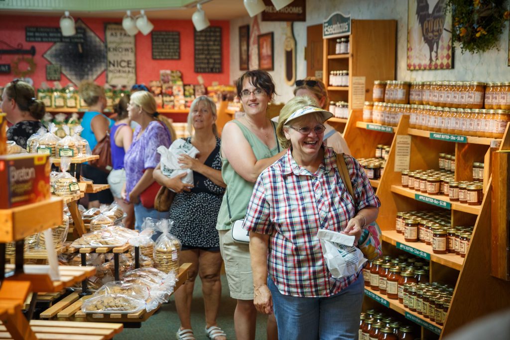 Scrumptious food is always available in Amish Country