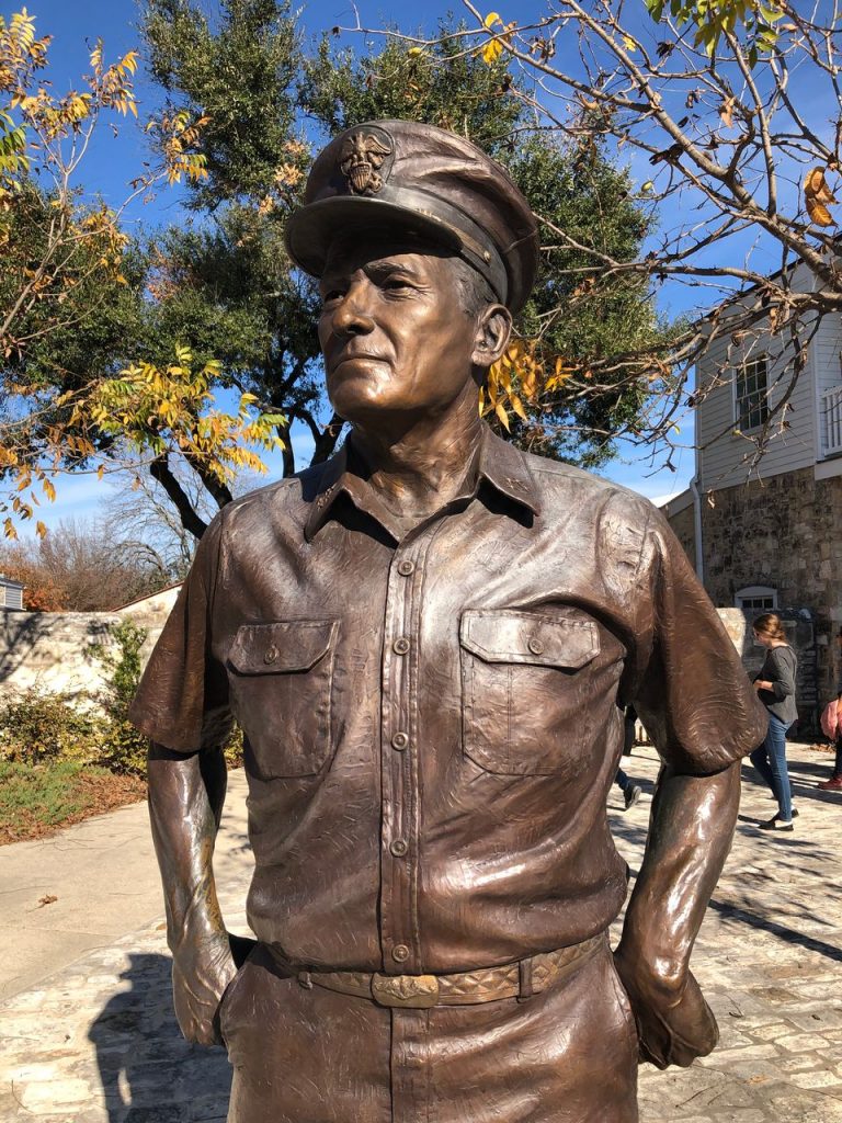 Fleet Admiral Chester W. Nimitz, a World War II naval hero, was born in Fredericksburg.