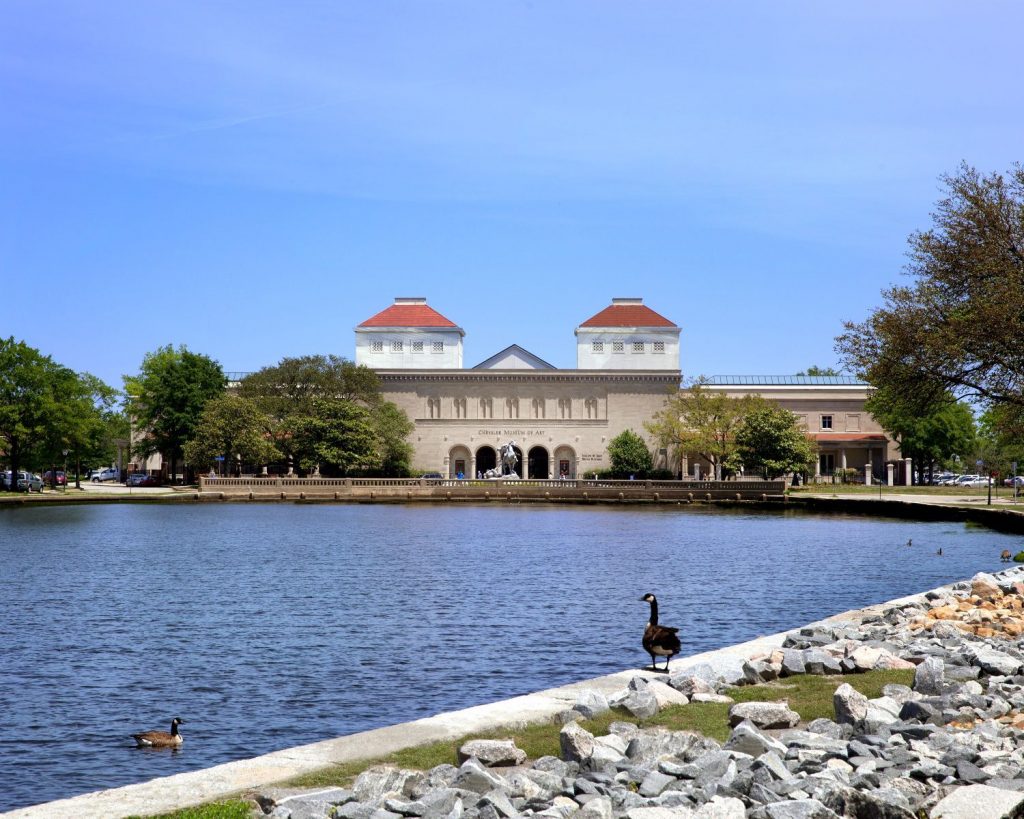 The Chrysler Museum’s Italianate-style building on the Hague Inlet of the Elizabeth River makes a fitting repository for the treasures.