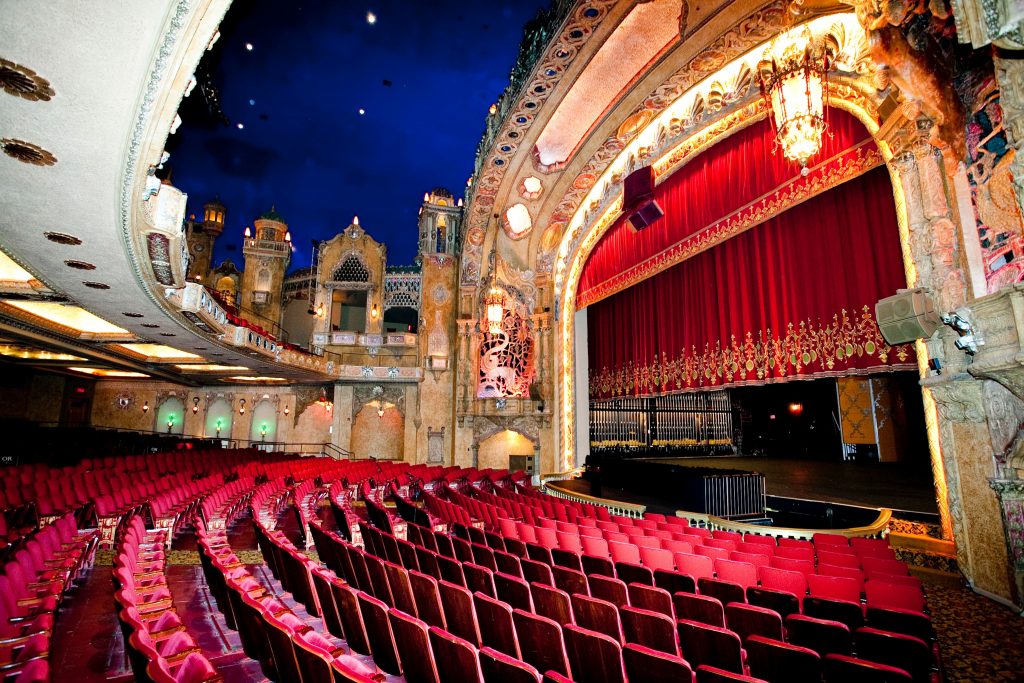 The Coronado Performing Arts Center in Rockford is an iconic venue. Photo courtesy of Enjoy Illinois
