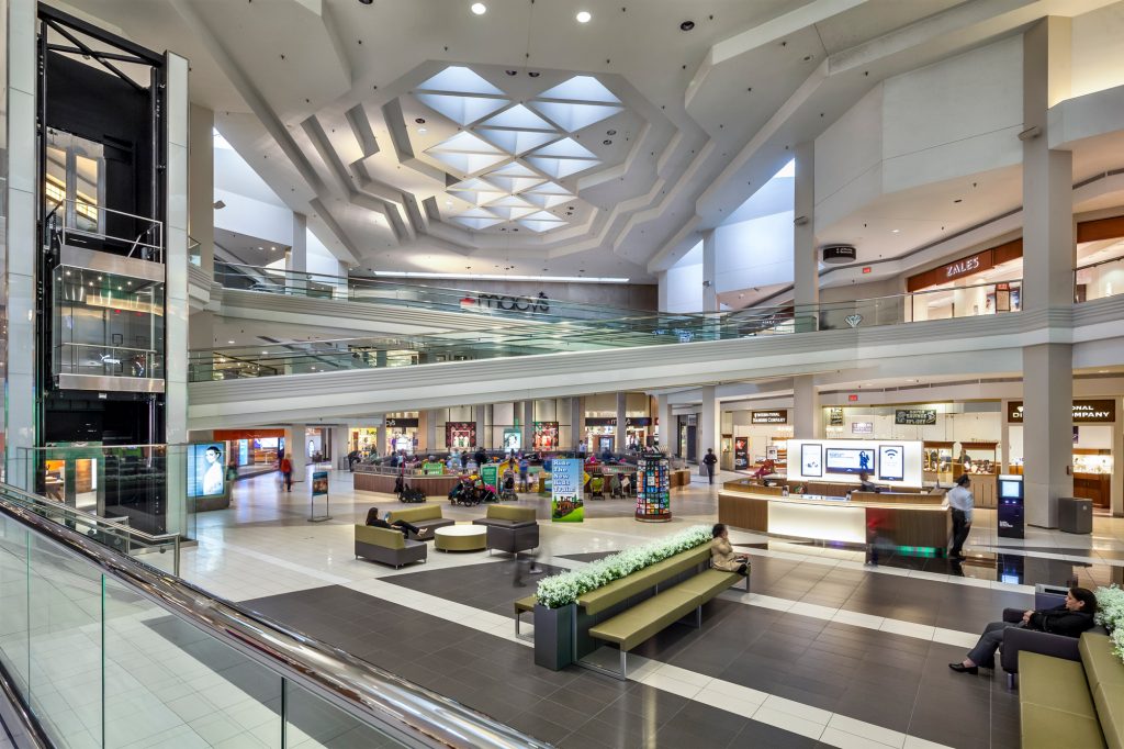 One of the largest shopping destinations in the country, Woodfield Mall houses more than 2 million square feet of shops. Photo courtesy of Enjoy Illinois