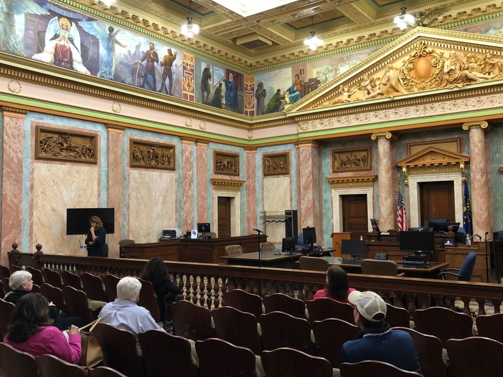 Tours of the Allen County Courthouse feature four richly decorated courtrooms. (Randy Mink Photo)