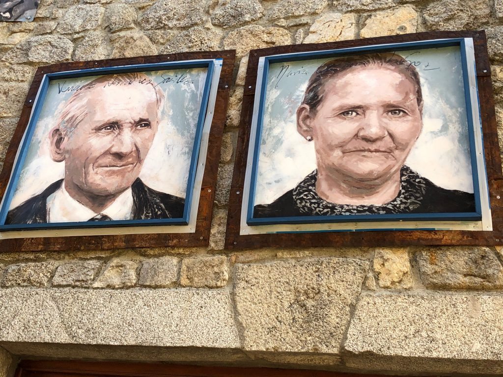 Portraits of townspeople give the streets of Mogarraz a personality all their own. (Randy Mink Photo)