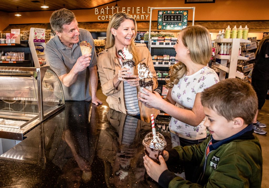 The Battlefield Country Store is a destination lunch, grocery, coffee and ice cream experience that has something for everyone.