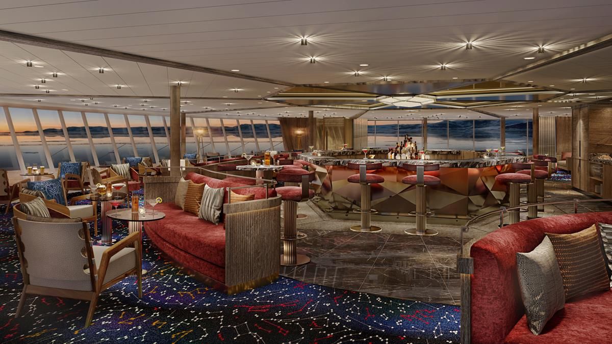 The Seabourn Venture’s Constellation Lounge