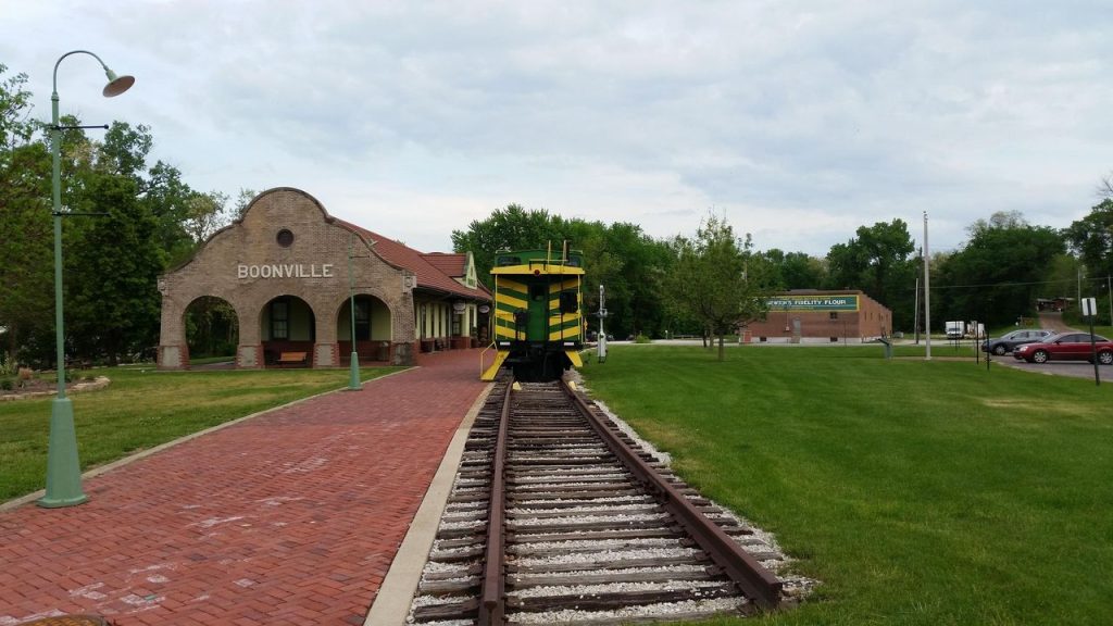 Booneville is rich with railroad history and Lewis and Clark adventure lore. Photo by Robert Stinnett.