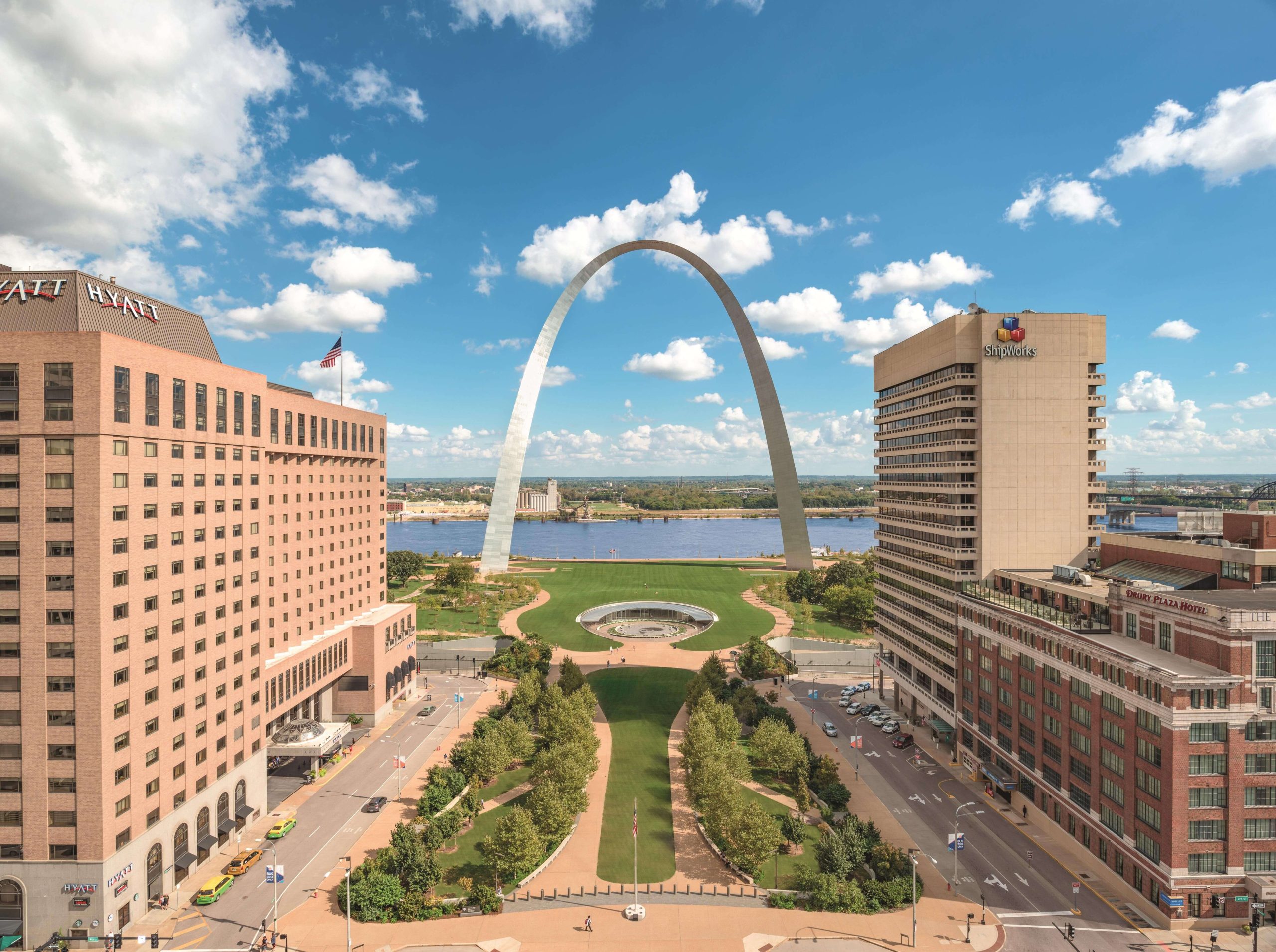 The Gateway Arch stands tall among Missouri National Parks