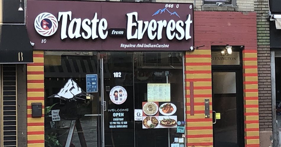 Taste from Everest, one of many simple restaurants on a two-block stretch of Lexington Avenue near the Hotel Giraffe, dishes up Nepalese and Indian cuisine. (Randy Mink Photo)