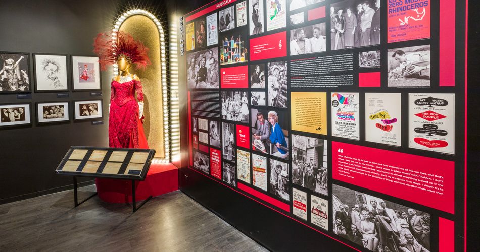 A costume from “Hello, Dolly!” is one of many artifacts on display at New York’s Museum of Broadway. (Photo credit: Darren Cox)
