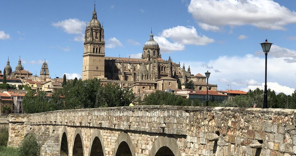 The Roman Bridge affords fine views of Salamanca’s Old Town.