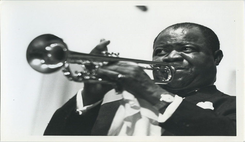 Louis Armstrong, a master at the trumpet, also was known for his singing. (Photo credit: Louis Armstrong House Museum)