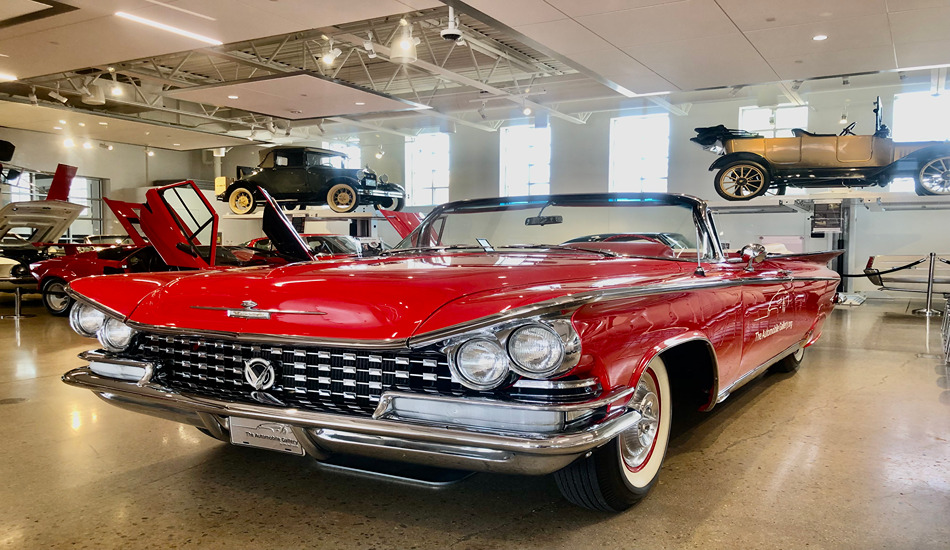 This sleek 1959 Buick LaSabre Convertible makes a dazzling centerpiece at The Auto Gallery in downtown Green Bay, Wisconsin. (Randy Mink Photo)