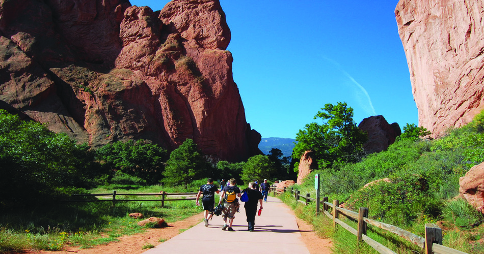 Garden of the Gods Walking Path credits to Visit Colorado Springs