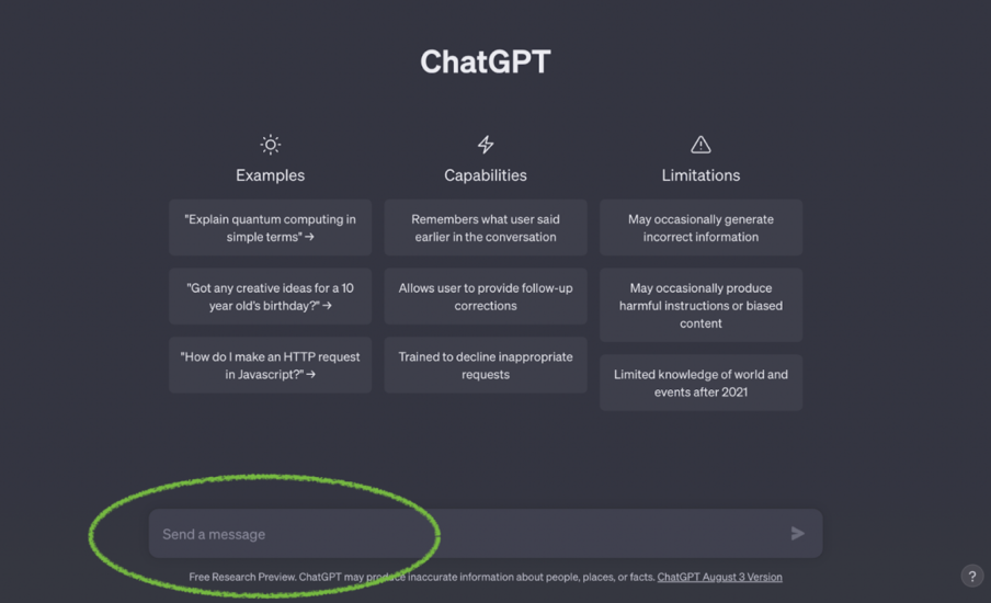 Using ChatGPT to build a travel itinerary