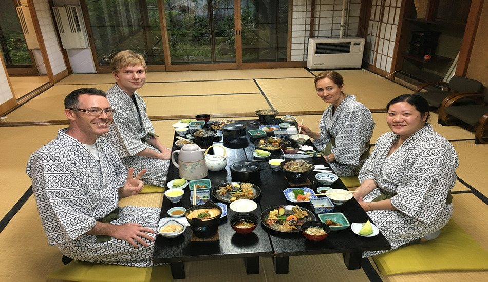 Many tours include a stay in a traditional Japanese ryokan.