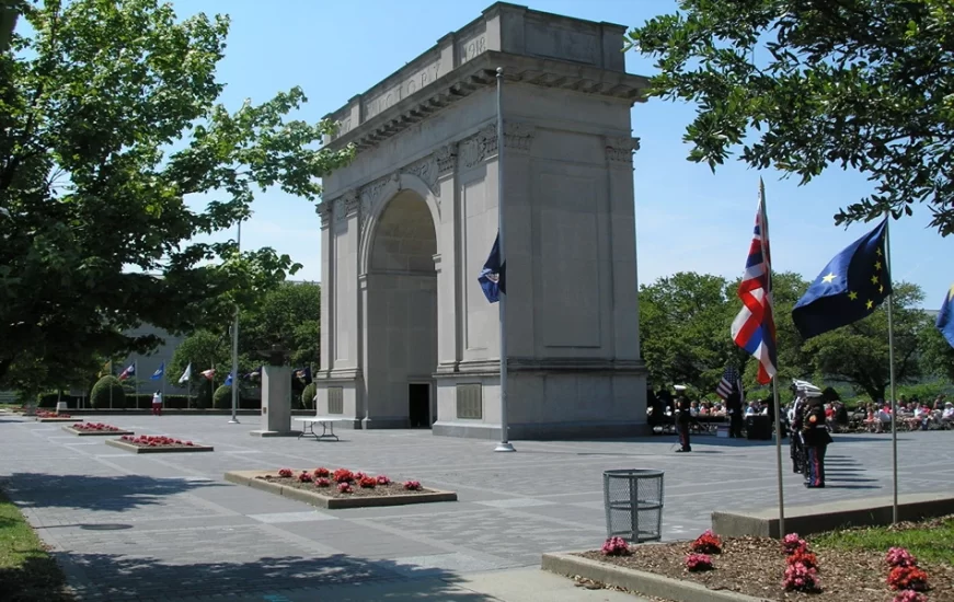 Victory Arch in Newport News, VA