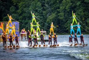 Rock Aqua Jays Water Ski Show in Wisconsin (photo credit - Kim Hoholek Photography)