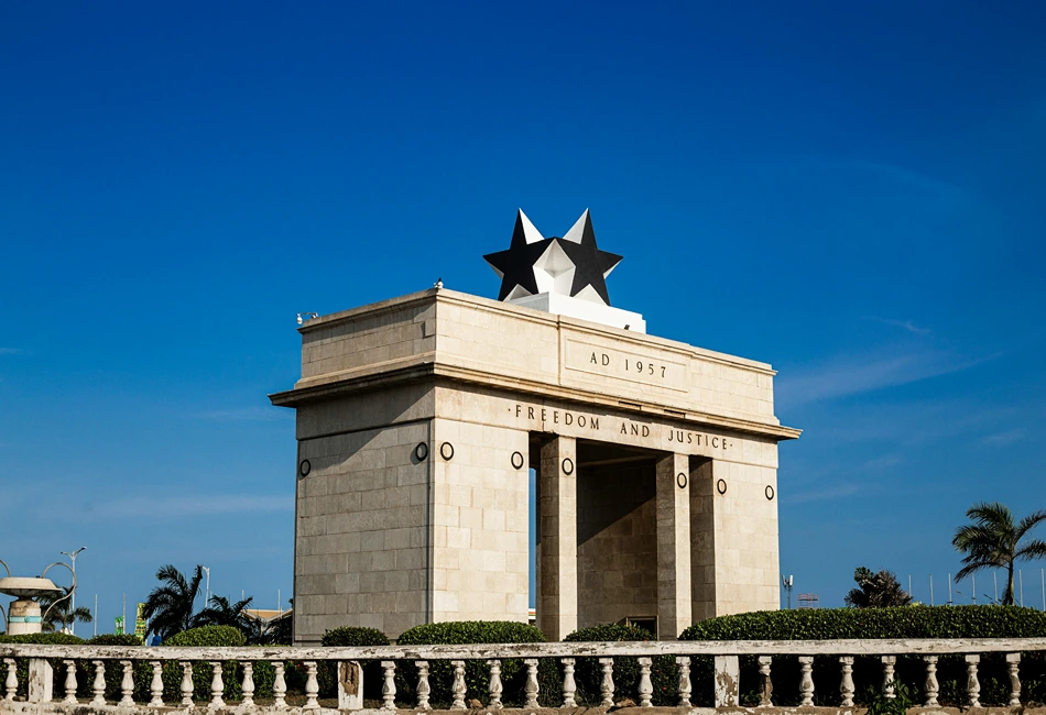 Independence Arch in Accra, Ghana