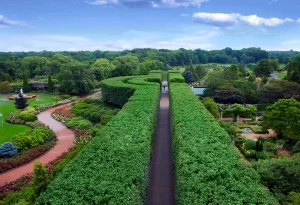 Chicago Botanic Garden Aerial