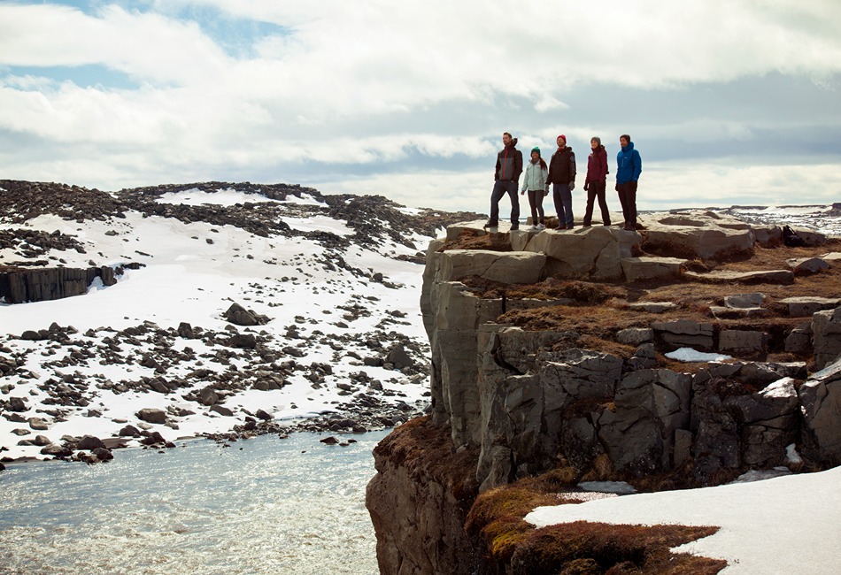 Iceland Myvatn Dettifoss Cliff Landscape