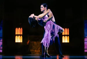 Eva Noblezada & Jeremy Jordan in The Great Gatsby (c) Matthew Murphy and Evan Zimmerman