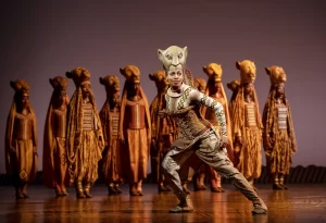 Adrienne Walker as Nala and Ensemble. Photo by Deen van Meer