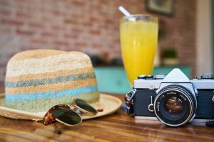 Camera and Sunglasses