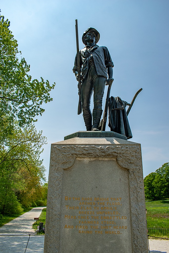 Minuteman statue in Concord 