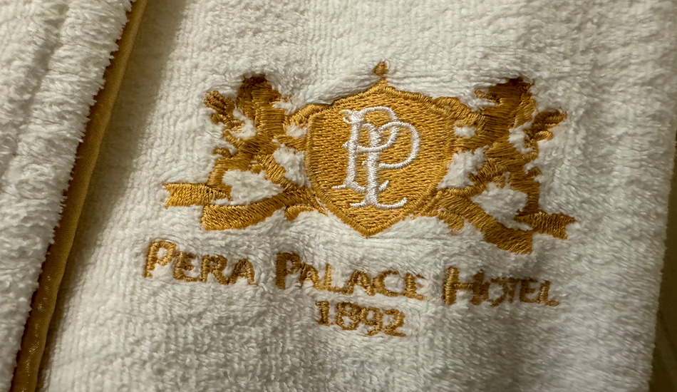 Pampering at the Pera Palace includes plush bathrobes. (Randy Mink Photo)