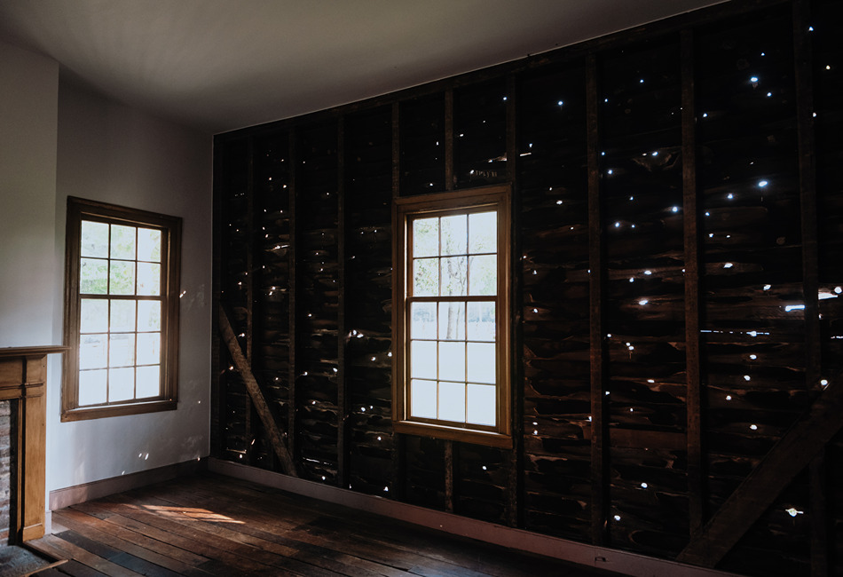 Bullet holes in the farm office building at Carter House help tell the horrors of war. (Photo credit: Visit Franklin)