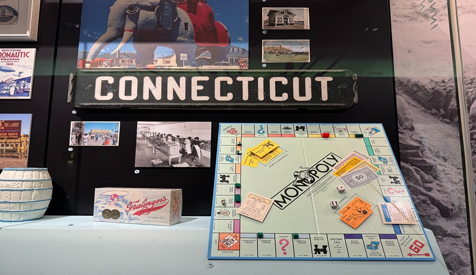 The Atlantic City Experience in Jim Whelan Boardwalk Hall recalls the city’s connection to the Monopoly board game. (Randy Mink Photo)