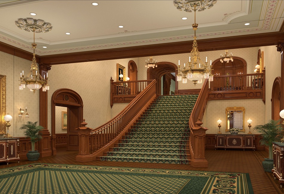 Salt lake temple stairs
