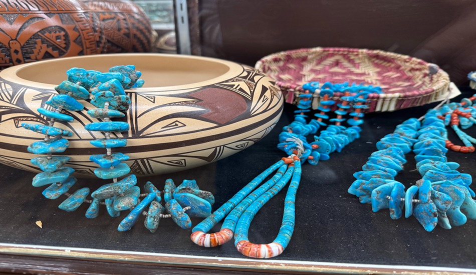 Richardson’s Trading Post in Gallup deals in fine jewelry and handicrafts made by Native American tribal members in the area. (Randy Mink Photo)