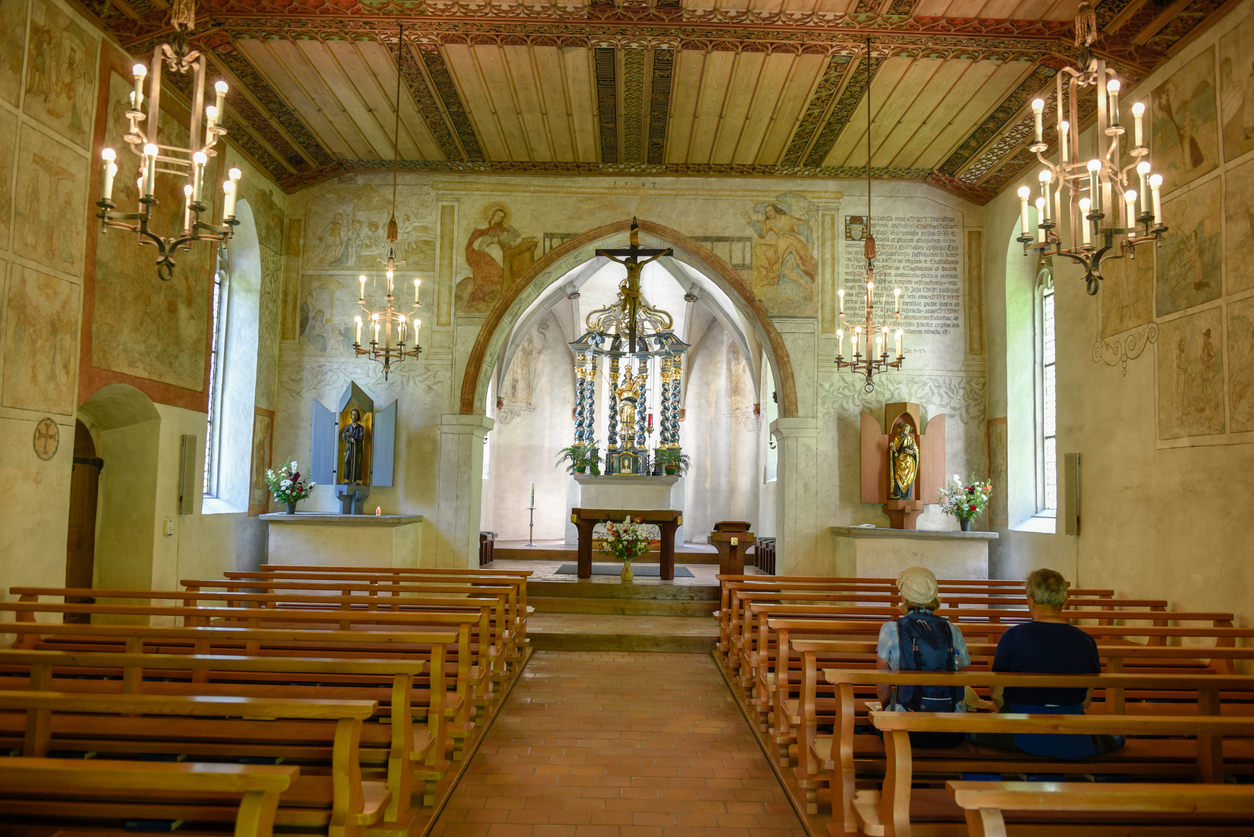 Chapel Ranft of saint hermit Niklaus von Flüe at Flüeli-Ranft on the Swiss alps Chapel Ranft of saint hermit Niklaus von Flüe at Flüeli-Ranft on the Swiss alps