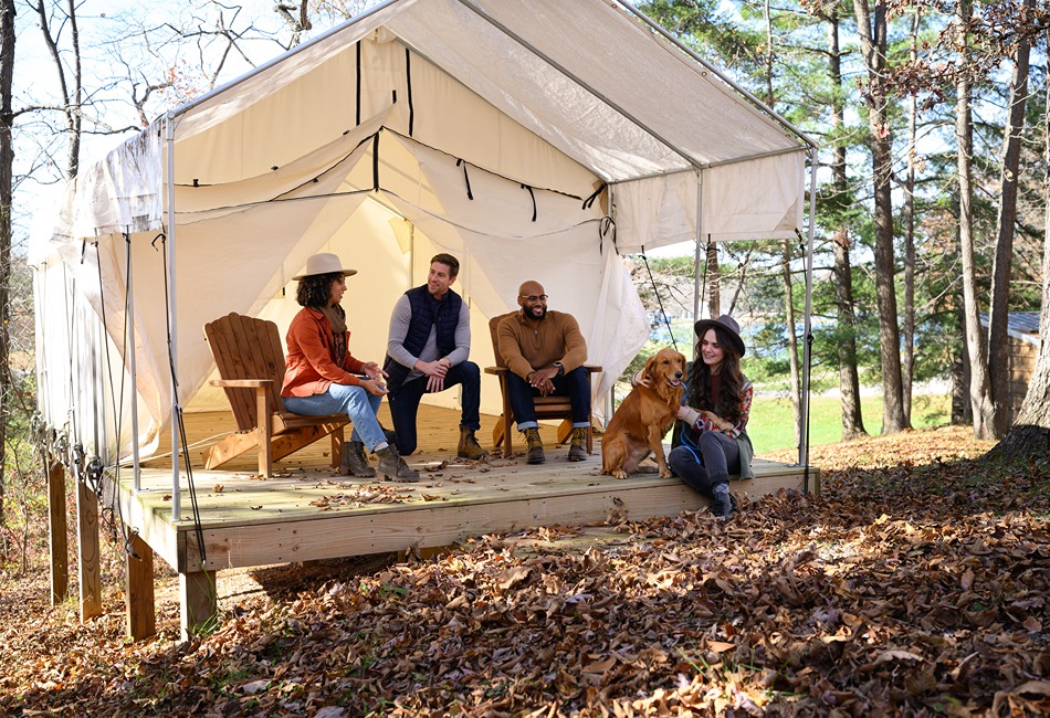 Buffalo Trace tent yurt 