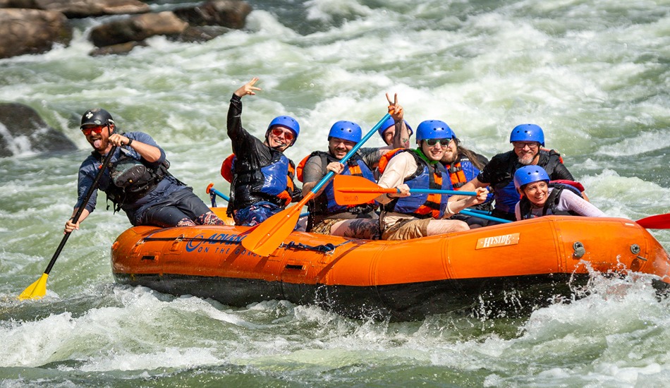 Paddlers of all abilities are welcome on New River rafting trips arranged by Adventures on the Gorge. (Photo credit: Adventures on the Gorge)
