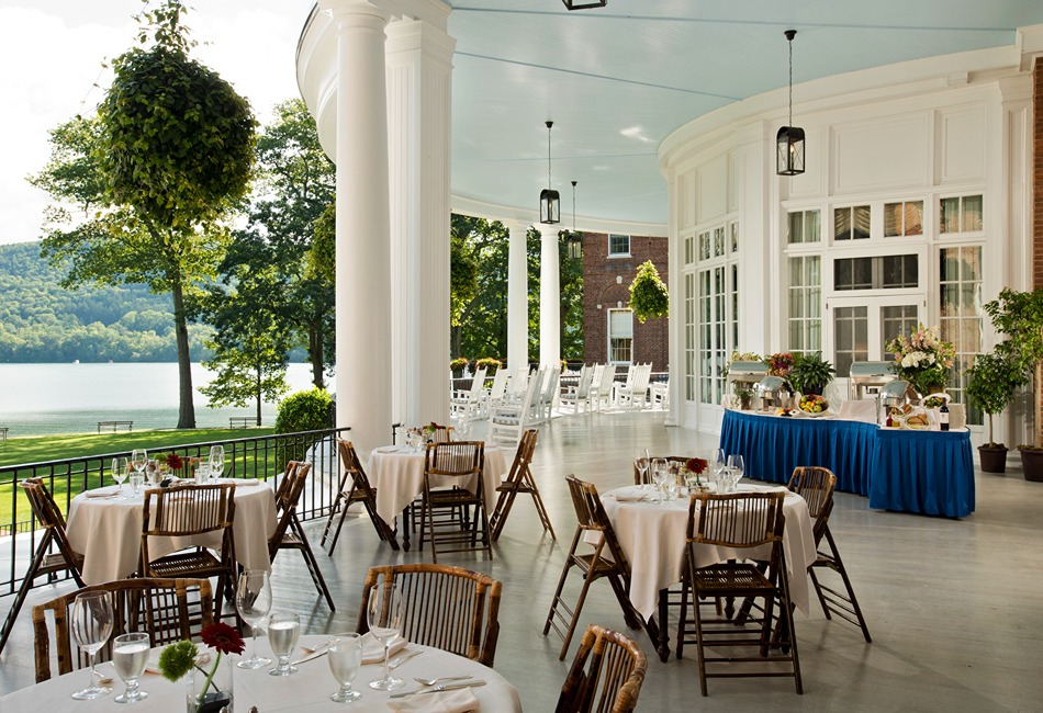 Otesaga Hotel Dining on the Veranda