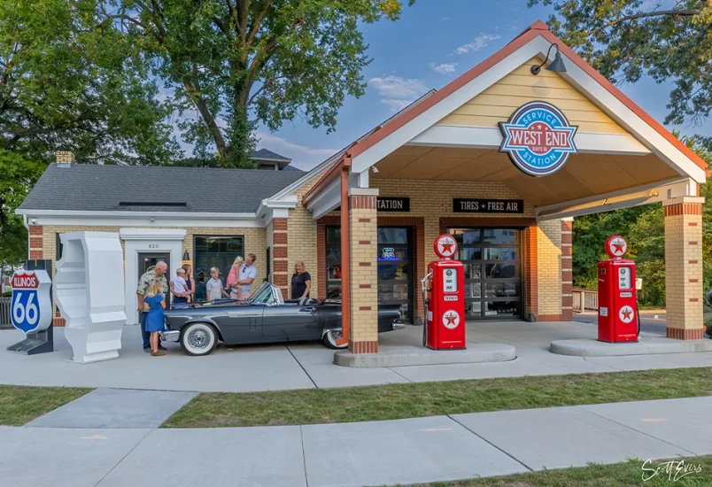 West End Service Station in Edwardsville